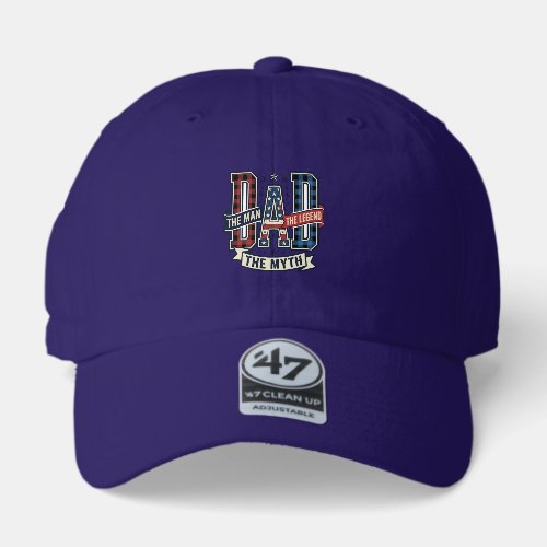 Vintage DAD The Man The Myth The Legend Shirt Desi 47 Brand Hat