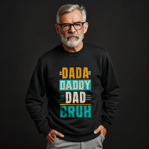 Vintage Dada Daddy Dad Bruh, Funny Father's Day T-Shirt