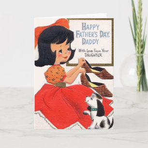 Vintage Daddy from Daughter Father's Day Card