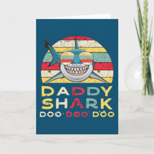 Vintage Daddy Shark "Doo Doo Doo" Card