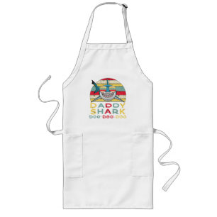 Vintage Daddy Shark "Doo Doo Doo" Long Apron