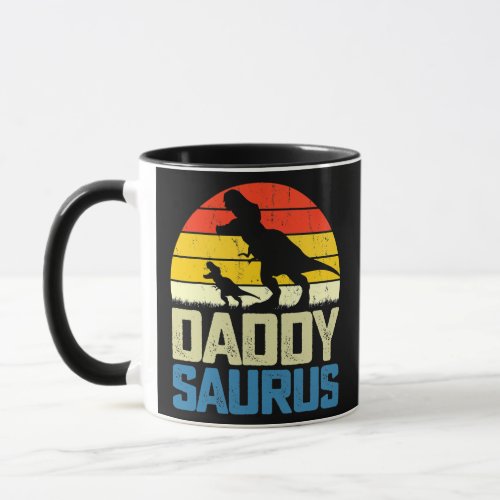 Vintage Daddysaurus Fathers Day  Mug