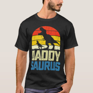 Vintage Daddysaurus Fathers Day T-Shirt