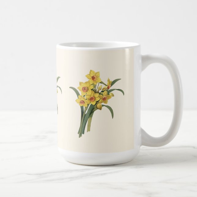 Vintage Daffodils Mug (Right)