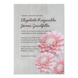 Dahlia Wedding Invitations 1