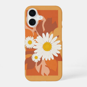 Vintage Daisies on Block iPhone 16 Case