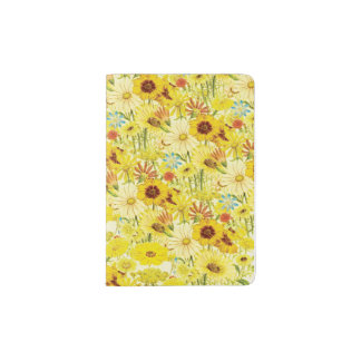 Vintage Daisies Passport Holder