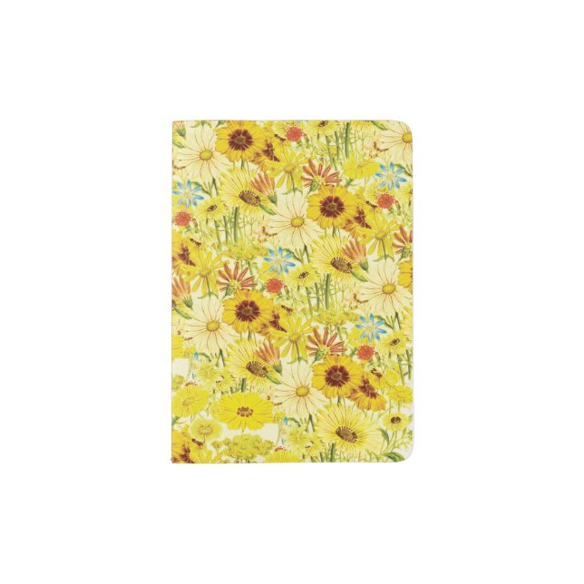 Vintage Daisies Passport Holder (Front)