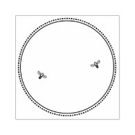 Vintage Daisy and Bee Honeycomb Stamp