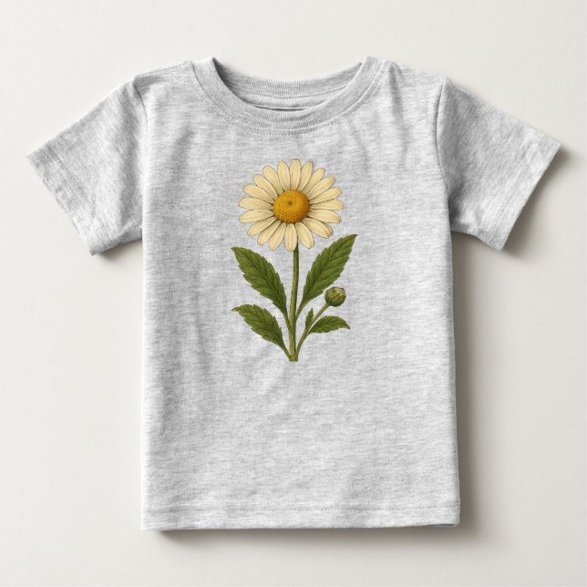 Vintage daisy baby T-Shirt (Front)