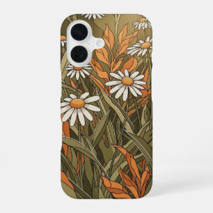 Vintage Daisy Garden iPhone 16 Case