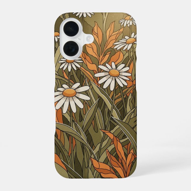 Vintage Daisy Garden iPhone Case (Back)