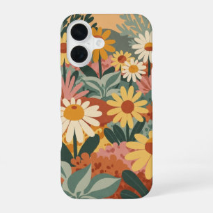 Vintage Daisy Garden iPhone 16 Case