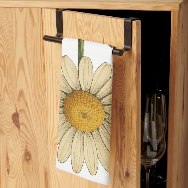 Vintage Daisy Kitchen Towel (Thirds Fold)