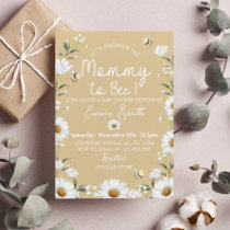 Vintage Daisy Mommy To Bee Baby Shower Invitation