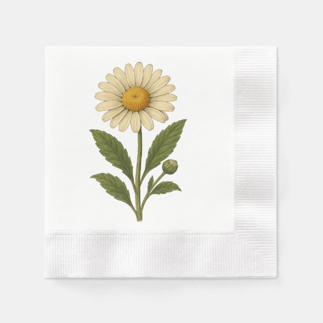 Vintage Daisy Napkins (Front)