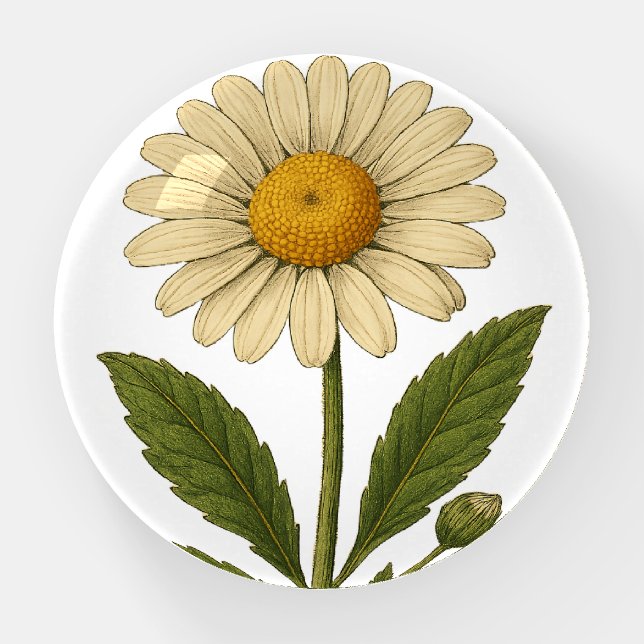 Vintage Daisy Paperweight (Front)