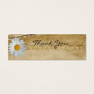Vintage Daisy Thank You Note