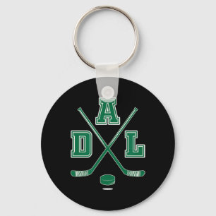 Vintage Dallas Hockey Sticks Tee Keychain
