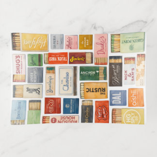 Vintage Dallas Matchbook Trinket Tray