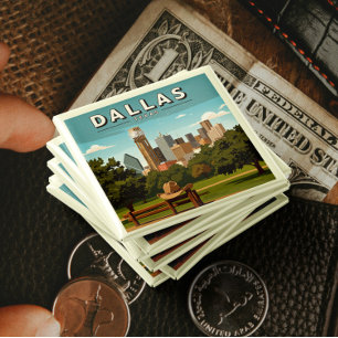 Vintage Dallas Texas Button