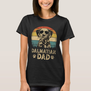 Vintage Dalmatian Dad Dog Lovers Father#39;s Day T T-Shirt