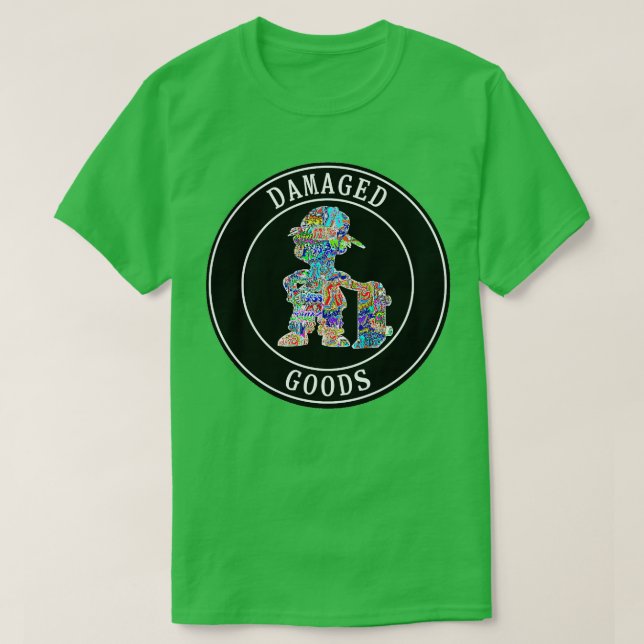 vintage damaged goods T-Shirt (Design Front)