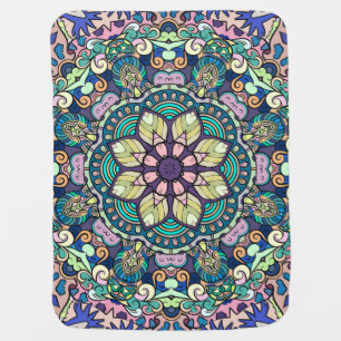 Vintage Damask: Elegant Seamless Pattern Baby Blanket