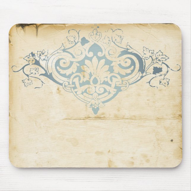 Vintage Damask Mouse Pad (Front)