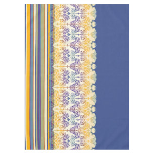 Vintage Damask Stripes colored II + your idea Tablecloth