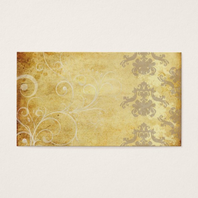 VINTAGE DAMASK WEDDING INVITATIONS (Front)