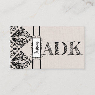 Vintage Damasks Business Card