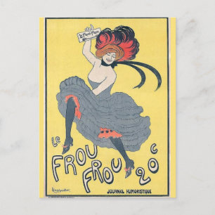 Vintage Dancer, edit text Postcard