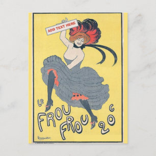 Vintage Dancer, edit text Postcard