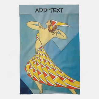 Vintage Dancer Kitchen Towel