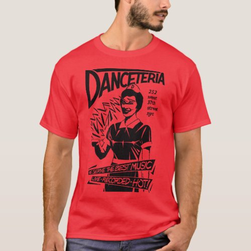 Vintage Danceteria Defunct Nightclub NYC 70s DJ Li T_Shirt