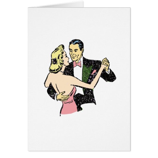 vintage dancing couple cards (Front)