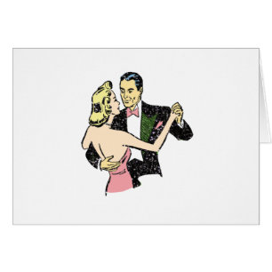 vintage dancing couple cards