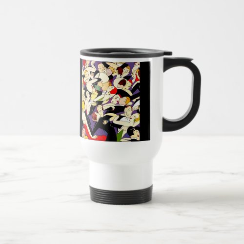 Vintage Dancing Couples Travel Mug