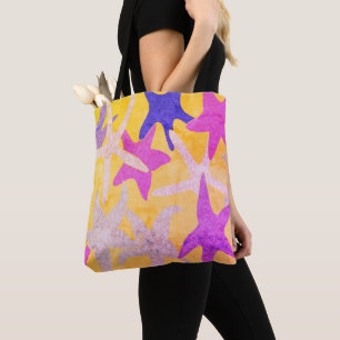 Vintage Dancing Starfish Tote Bag