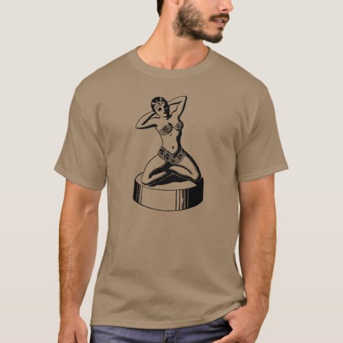 Vintage Dancing Woman T_ Shirt