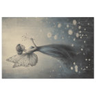 Vintage Dandelion Fairy Decoupage