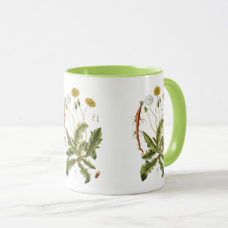 Vintage Dandelion Illustration Mug