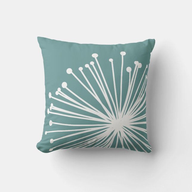 vintage dandelion print Mod PIllow (Front)