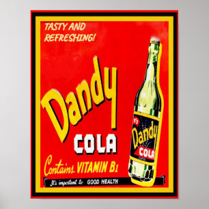 Vintage Dandy Cola Advertisement Poster