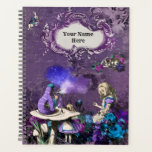 Vintage Dark Alice Inspired Planner<br><div class="desc">Bringing nostalgia and vintage into a childhood of many. Customize the text with your name or to who ever you are giving this too. A beautiful scenery including some memorables.</div>
