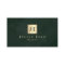 Vintage Dark Emerald Green & Gold Luxury Monogram