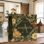 Vintage Dark Floral William Morris End of Life 3 Ring Binder<br><div class="desc">Protect your loved ones' future with a Death Planning End of Life Binder. Organize vital documents, ensuring a smooth transition during difficult times. Safeguard wills, trusts, insurance policies, medical directives, and more in one secure location. Simplify the process for your loved ones and provide peace of mind knowing their affairs...</div>