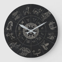 Vintage Dark Horoscope Astrology Zodiac Sign