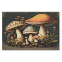 Mushroom Pattern Wrapping Paper, Zazzle in 2023